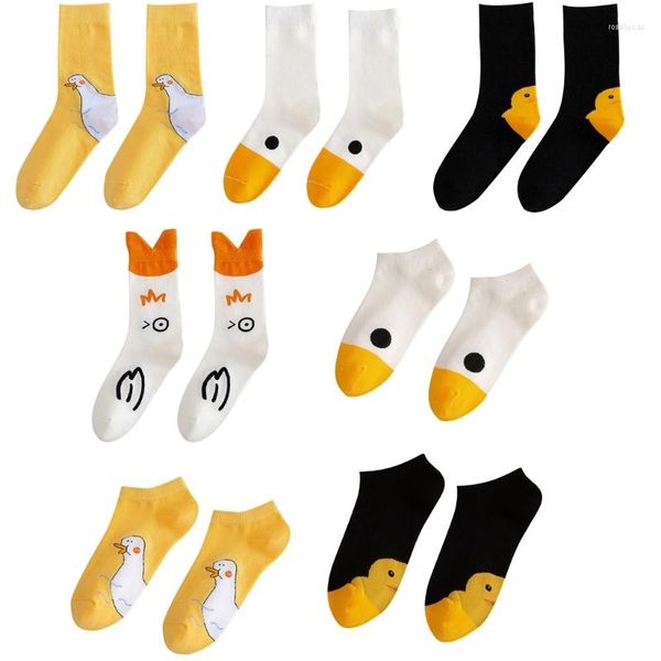 Damensocken, lustige Cartoon-Baumwolle, Neuheitskleid, japanische Anime-Booties, Paare, tief geschnittene Einlagen