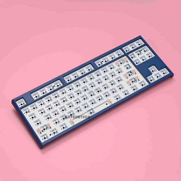 MATHEW TECH MT87 Tastatur-Mechanik-Kit TKL RGB Hotswap Bluetooth 3Mode 2,4G / Kabelgebunden 75 % Ergonomie Tastaturen HKD230808