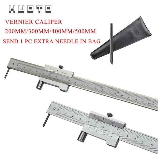 Vernier Paquímetro 0-200mm Carbide Scriber Agulha Marcação Paralela Régua Instrumento de Medição Ferramenta Marcação Paquímetro Vernier 230807