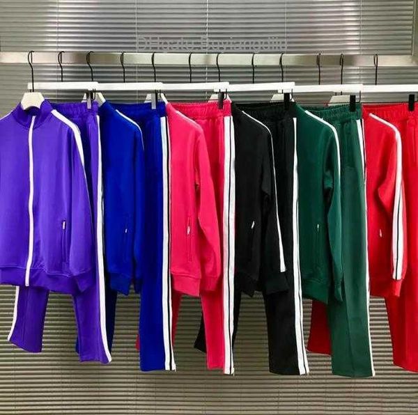 Женские мужские спортивные костюмы костюмы для Zip Jacket Sportswear Palm Angel Casual Men Track Sweat Suat Coats Man Pants S-XL 4NHV