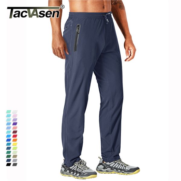 Pantaloni da uomo TACVASEN Outdoor Uomo Quick Dry Straight Running Escursionismo Elastico Leggero Yoga Fitness Esercizio Pantaloni sportivi Joggers 230808