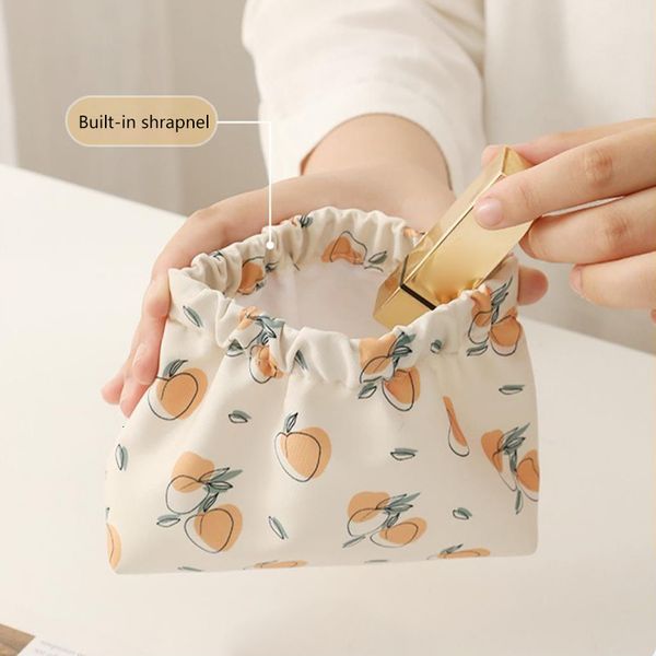 Bolsas de Cosméticos Estojos Mini Bolsa de Cosméticos Impressa Bolsa de Maquiagem Feminina Estojo para Armazenamento de Guardanapos Higiênicos Porta Moedas Portátil Porta Cartões de Crédito Diversos 230808