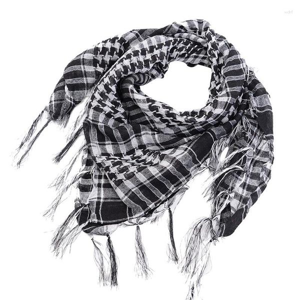 Cachecóis Bandanas Unissex Moda Feminina Masculina Árabe Shemagh Keffiyeh Palestina Cachecol Xaile Envoltório Manta Primavera Para