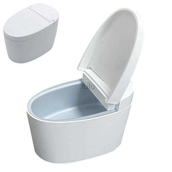 Posacenere a forma di toilette Scatola portaoggetti per cenere da bagno Facile installazione Materiale ABS di lunga durata Portacenere intelligente per fumatori con coperchio HKD230808