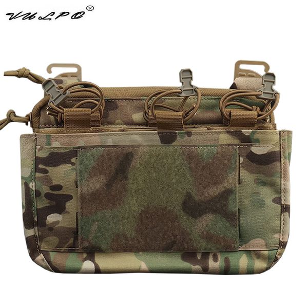 Tagesrucksäcke VULPO FCPC FCSK Plate Vest Chest Rig Tactical Front Flap Pouch With Triple Magazine Kangroo 230807