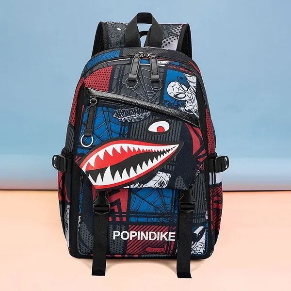 Designer Rucksack Modestudent Bookbag Luxus Rucksack Männer Frauen Laptop Rucksäcke Rucksack große Kapazität bedruckte Graffiti Leder Freizeit Reisetaschen