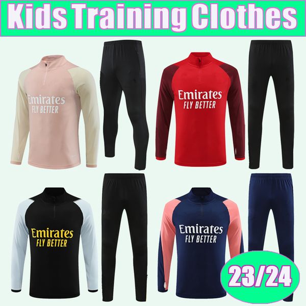 23 24 Sarr Cherki Kids Training Wear Fobcer Jerseys Tagliafico Castello Jr Lovren Caqueret Tolisso Henriqu