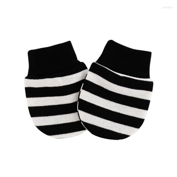 Conjuntos de roupas infantil menino menina luvas protetor de mão meias de mão nascido bebê anti-arranhões