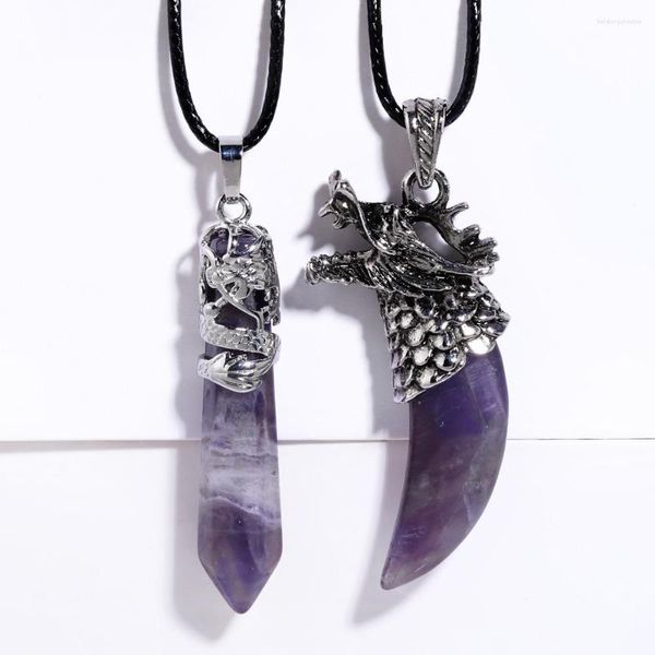 Подвесные ожерелья Andralyn Spirity Fashion Retro в китайском стиле этническое этническое ожерелье в форме дракона оптом