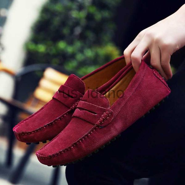 Платье обуви бренд бренд весна лето Hot Sell Moccasins Men Loafers Высококачественная подлинная кожа