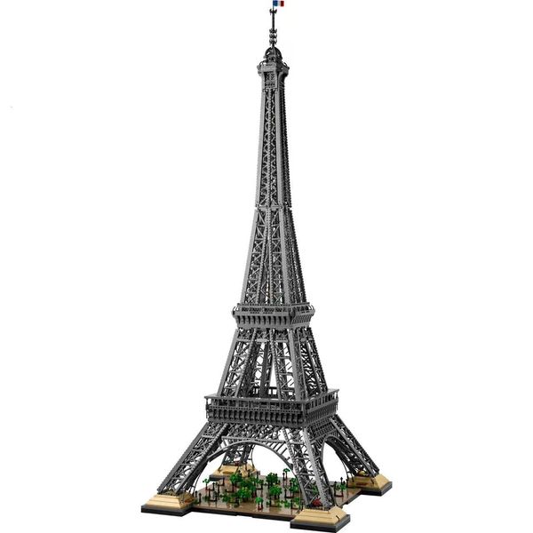 Blocks ICONS 10307 Eiffelturm 150CM Architektur Stadt Modell Gebäude Set Ziegel Spielzeug Für Erwachsene Kinder Geschenk 10001Stück 230809