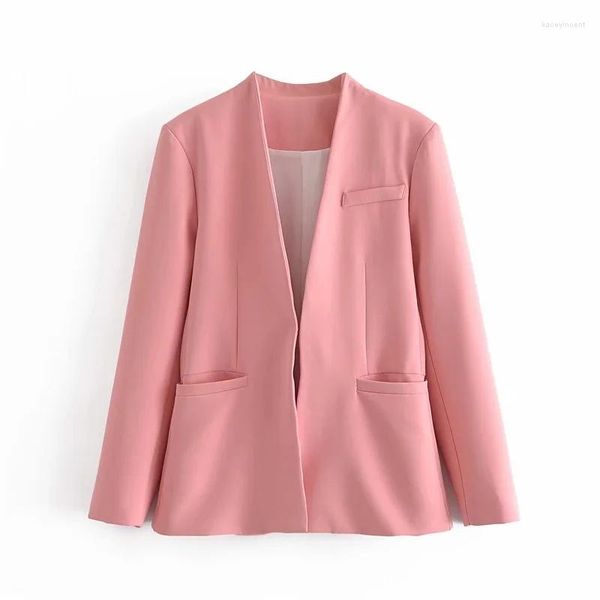 Damenanzüge, Damen, Bürokleidung, Blazer, Mantel, weiblich, elegant, einfarbig, kleiner Anzug, Jacke, Oberteil für Damen