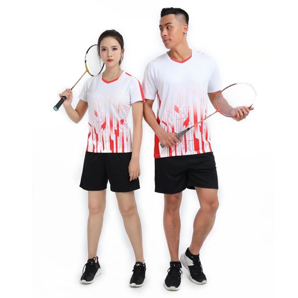 Andere Sportartikel Badminton-Anzug Kurzarm-Sportbekleidung Frühling Sommer Herbst Kurzes T-Shirt Wettkampf Schnelltrocknende Tischtennisbekleidung 230808