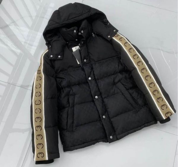 Yansıtıcı Tasarımcı Ceket Kış Erkek Ceket Kapşonlu Pamuklu Pad Ceket