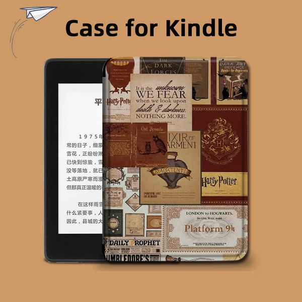 Kindle Paperwhite 5 Case 2021 Paperwhite 4 için Kindle 658 10th J9G69R Kapak Silikon Yumuşak HKD230809