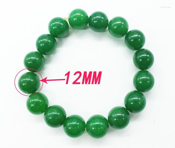 Ссылка браслетов, продавающих натуральные зеленые камни круглые бусины модные браслеты за фабрика 20 шт./Лот