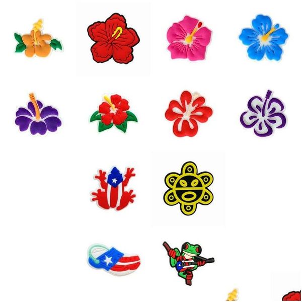 Cannucce Moq 20Pcs Stile Porto Rico Custom Sile St Toppers Er Charms Buddies Fai Da Te Decorativo 8Mm Forniture per Feste Come Regalo Drop Deliver