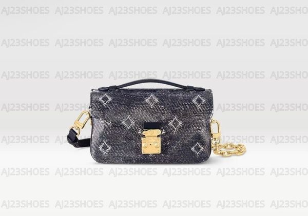 23ss Bolsas M22834 M46279 Pochette Mensageiro S-lock Monogramas Bolsas de Lona East West Designer Bags Vintage crossbody Bags