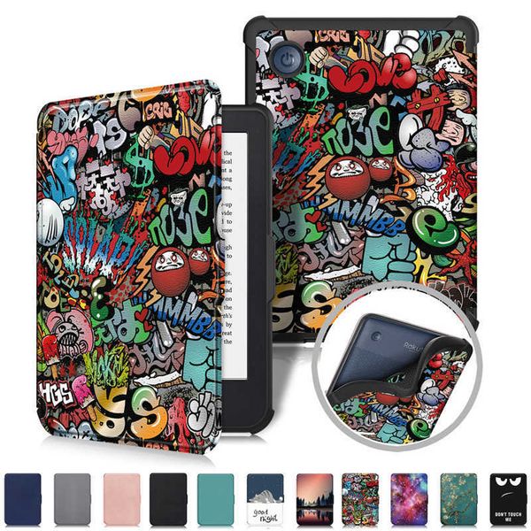 Auto Sleep Smart Cover para Kobo Clara 2E 2022 Case 6 Polegada Slim Magnetic Leather Smart Cover Case Para Kobo Clara 2e N506 Funda HKD230809