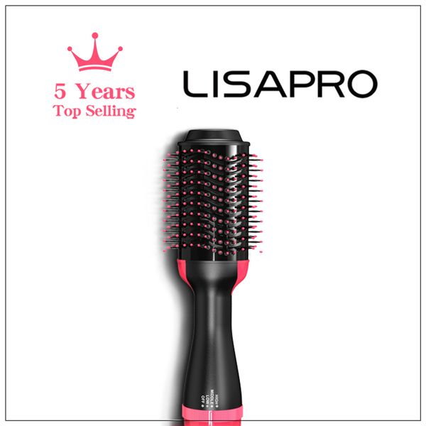 Керлинг Irons Lisapro Air Crash One Step Drailer Volumizer 1000W Blow Soft Touch Pink Styler подарок подарок выпрямитель 230809