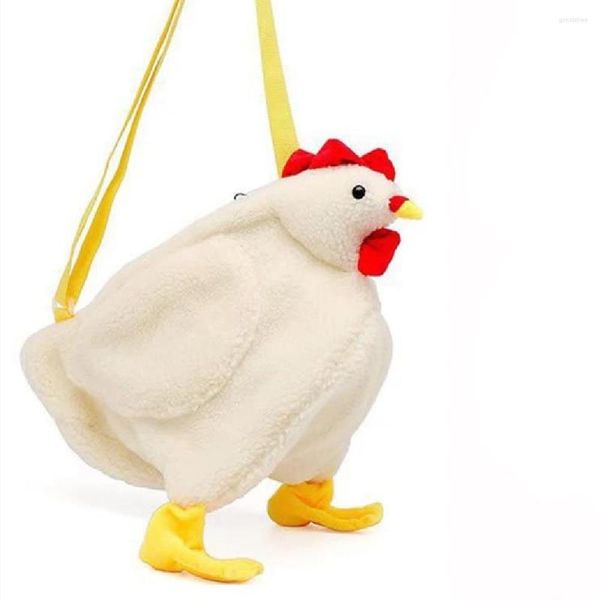 Borse portaoggetti Donna Cute Chicken Animal Style Borsa a tracolla Ragazza Gallina Borsa a tracolla Messenger Bag Organizer Vacuum
