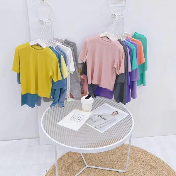 Completi di abbigliamento Ragazza Pigiama Neonato Vestiti Bambini Pigiameria Pigiama Bambino Modale 3 pezzi Top Pantaloncini lunghi Pantaloni Pigiama Camicia da notte