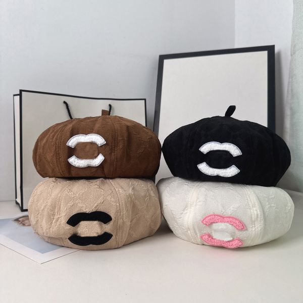 Новый стиль дизайнер Octagon Berets Beret Brand Письмо Печать вышива