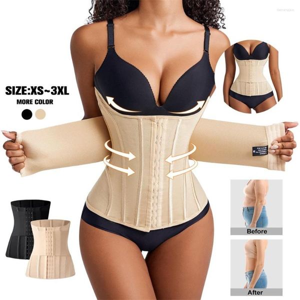 Modelador de cintura modelador de corpo feminino Bainha para emagrecer barriga feminina Cintura abdominal plana Cinto pós-parto Gaine Espartilho