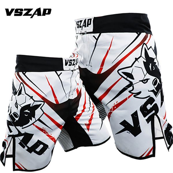 Erkek Şort VSZAP MMA Boks Hareket Giyim Pamuk Boyutu Eğitim Kickboks Şort Kısa Muay Thai Şort MMA Şort Mens Pants 230808