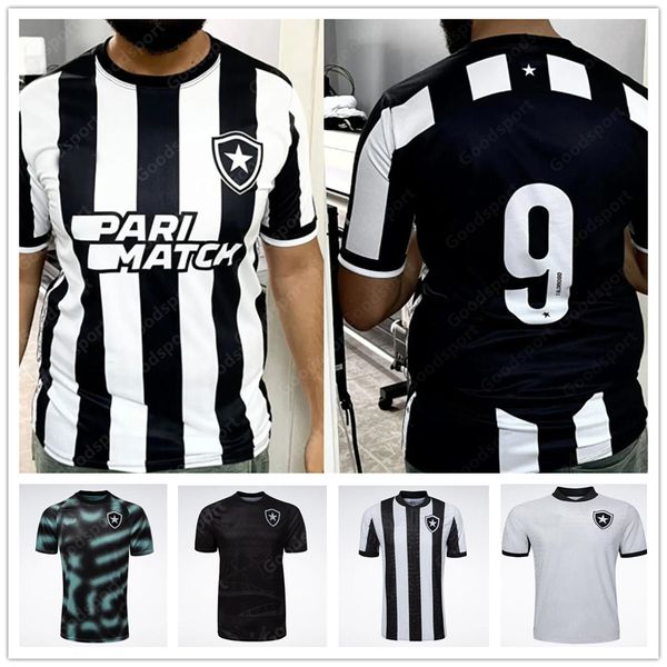 2324 Botafogo Camisas de Futebol M.BENEVENUTO MATHEUS BABI KALOU HONDA VICTOR LUIS Away 3º Camisas de Futebol Uniformes de Manga Curta MATHEUS HONDAVITOR