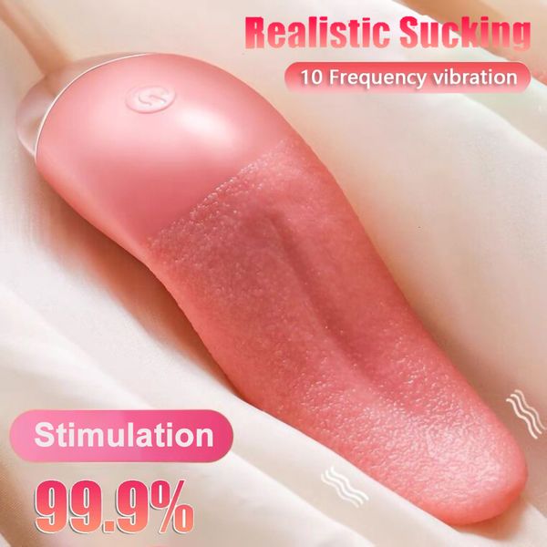 OvosBullets Tongue Licking Cliroris Sucker Powerful Vibrator For Women Clitoral Stimulator Sex Toys for Couples Sexy Rechargeable vibrator 230808