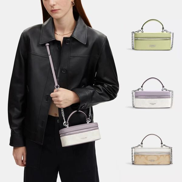 7A hochwertige Luxus-Designer-Kofferraumbox, Make-up-Lunch-Tasche, klassische Cross-Body-Damen-Clutch-Taschen, Herren-Tragetaschen mit Schultergurten, Kulturbeutel-Handtaschen mit Lederklappe, Reisetasche