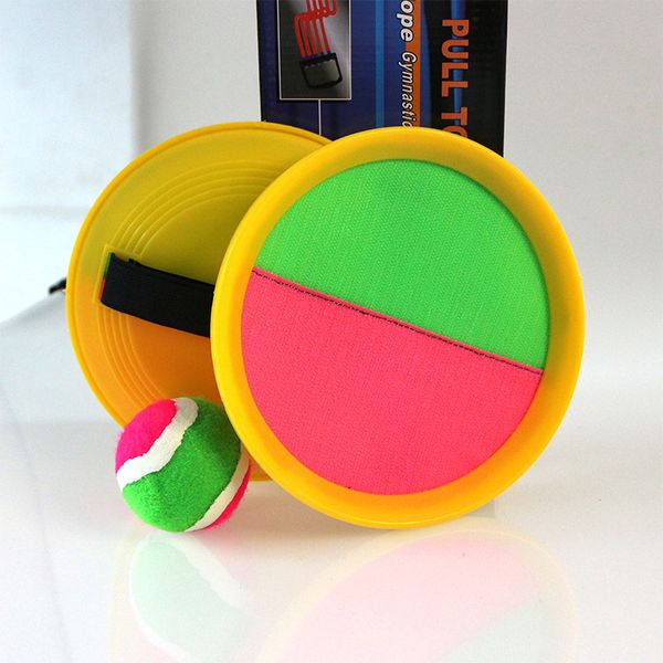 Ebeveyn-Çocuk Etkileşimli Oyuncaklar Çocuk Emme Kupası Topu Atma topu top atma yapışkan hedef raket açık hava sporları