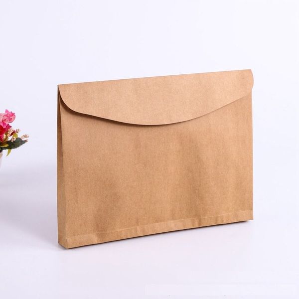 31cmx3cmx22.5 см. Большой конверт подарочный бумажный пакет Kraft Paper Bag Сумка офисная сумка с завод Оптовой LX2897