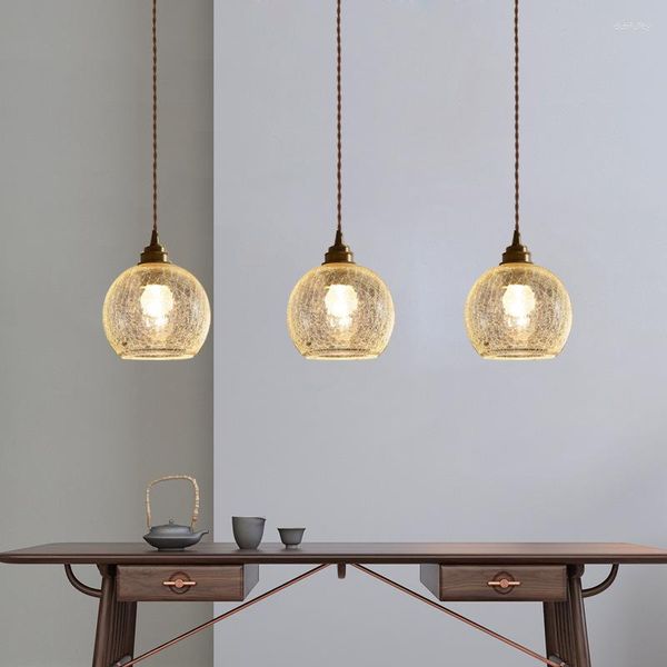 Pendelleuchten Nordic LED Glas Lichter Industrie Retro Esszimmer Bar Hängelampe Home Dekor Wohnzimmer Schlafzimmer Küche Leuchten