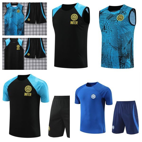 22 2023 inter TUTA milan maglie LAUTARO chandal futbol soccer MILANO Tuta da allenamento 2324 milan camiseta DE FOOT inter Maniche corte Abbigliamento sportivo