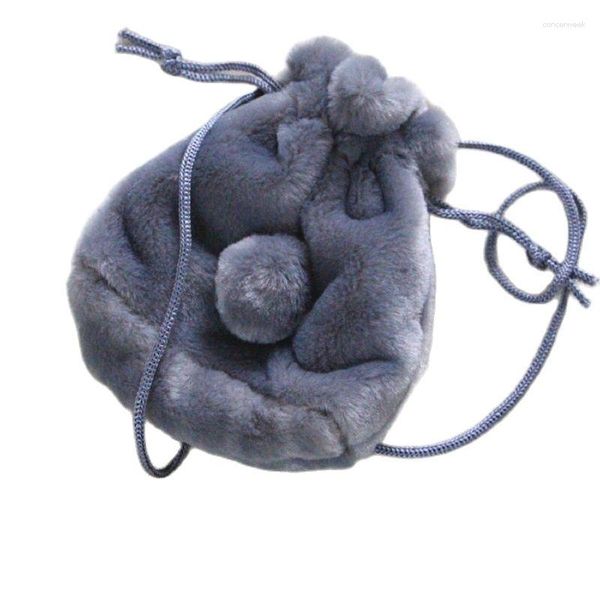 Borse da sera Borse piccole da donna in peluche Borsa a tracolla mini da donna Marche 2023 Custodia per telefono femminile Soldi Bolso per ragazze