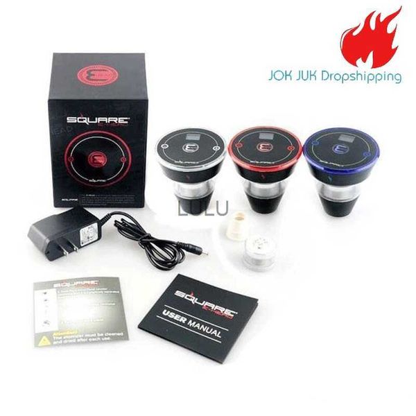 Jok Juk Premium Square Colde Set Set Rechargable Electric E-головка для табака Shisha Water Pipe 420 Smoking Accessories HKD230809