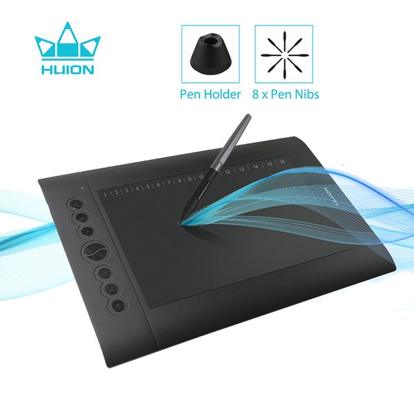 Графические таблетки ручки Huion H610 Pro V2 Professional Professional Drawing Digital Batteryfree Stylus Pen Support 8192 Уровни 230808