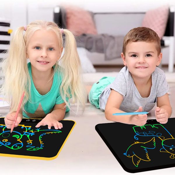 Canetas para tabletes gráficos 23 polegadas recarregável LCD para escrita tablet prancheta de desenho gráfico rabiscos almofadas de caligrafia sketchpad presentes para crianças adultos 230808