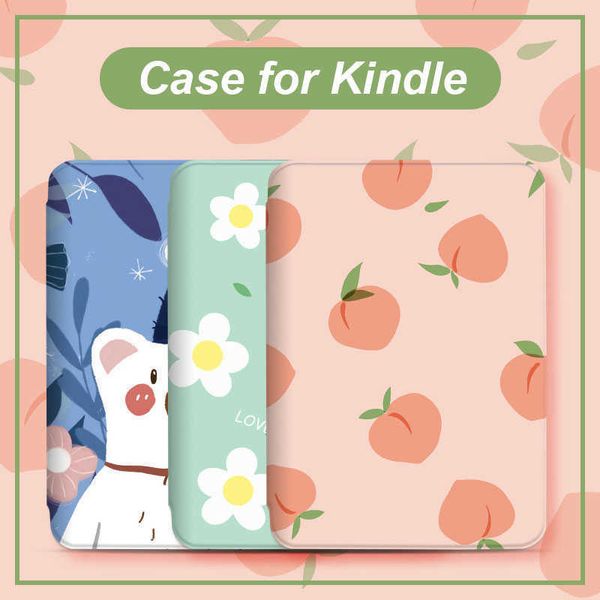 Мягкий корпус для Kindle Paperwhite 4 3 2 1 Smart Cover для Kindle 10th 2018 8th 2016 Youth 958 658 558 PU кожаный корпус HKD230809