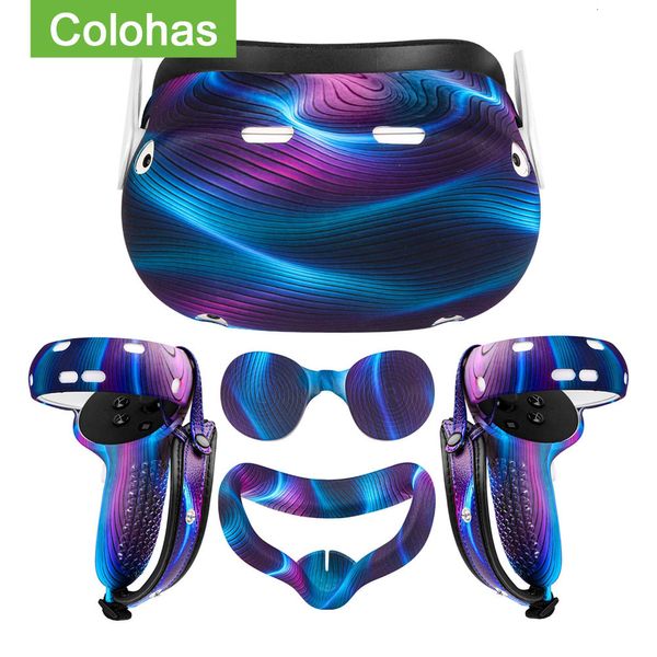 VR/AR Accessestrise VR Защитная крышка для Oculus Quest 2 VR Controller Shell Shell с ручкой ремня для Oculus Quest 2 аксессуаров 230809