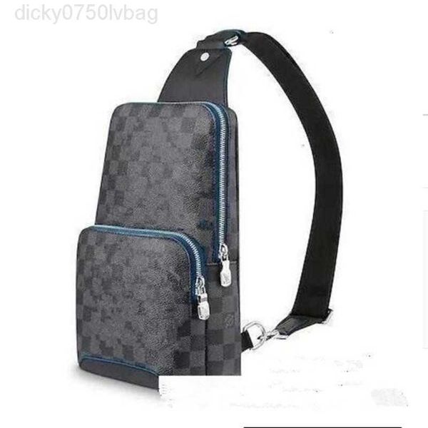 Luis Vintage LVVL LVITY LVSE Designer Cross Cross Body N40008 Avenue Sling Bag Men Blue Black рюкзаки показывает окисленные кожаные деловые сумочки Messenger Messenger