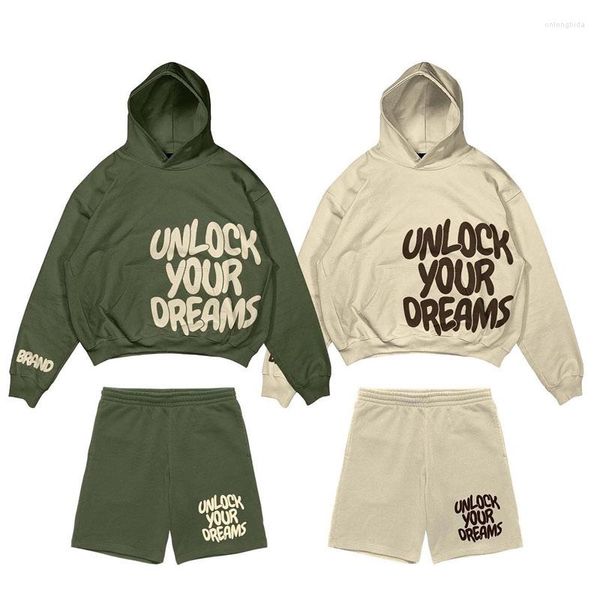 Erkeklerin Trailtsits Mektup Baskı Hoodie Moda Kazak Kazak Kadın Üstleri Sokak Giyim Y2K Çiftler Sweatshirts Giyim Grunge