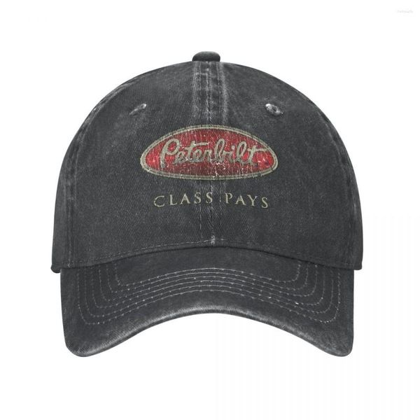 Berets Peterbilt Class Pays 1939 Baseball Caps Snapback Denim Hüte Einstellbare Casquette Hip Hop Cowboy Hut Für Männer Frauen
