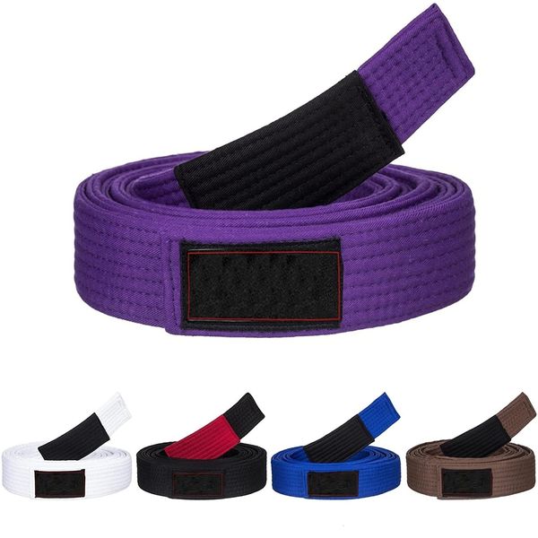 Abbigliamento protettivo Brazilian Jiu Jitsu BJJ Cinture 215 cm - 315 cm Adulto A0 A1 A2 A3 A4 Nero Marrone Viola Blu Bianco Ricamo gratuito Nome 230808