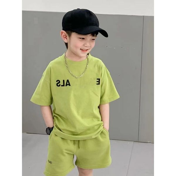 Babykleidung Kurzarm Kinderkleidung zweiteiliges Set Kid Designer T-Shirt Kleinkind Sets Jungen Mädchen Kleidung Fasion Marke Sommer mit Buchstaben beste Qualität