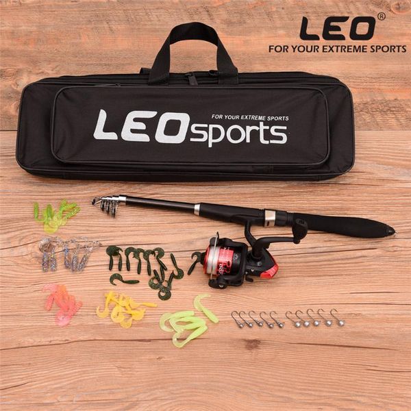 Canna Mulinello Combo Luya Set Borsa Attrezzi Da Pesca Per Principianti In Leo Small Dragon 230809