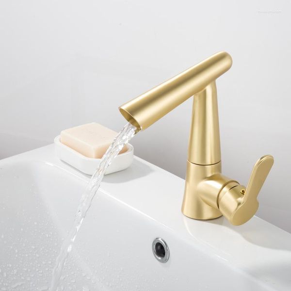 Banyo lavabo muslukları çizim bakır havza musluğu altın silah gri siyah boya soğuk ısı lavabolar lavabo büzüşme