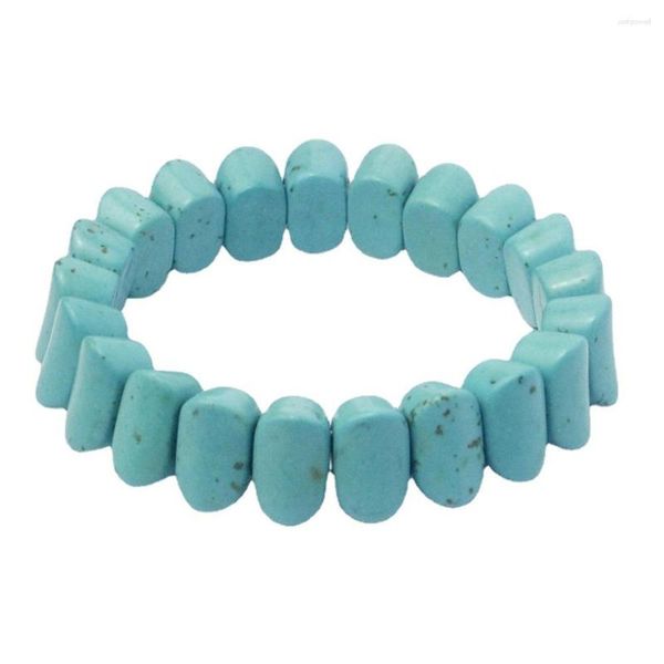 Strand Punk Bohemian Single Circle Turquoise Bracciale a forma speciale per braccialetti con ciondoli di perline da donna a portata di mano